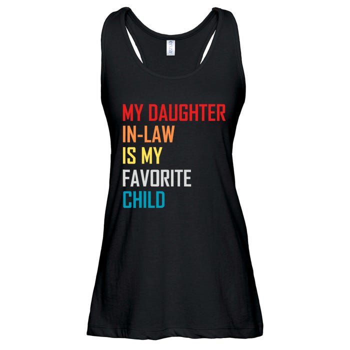 My Daughter In Law Is My Favorite Child Retro Family Humor Ladies Essential Flowy Tank