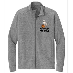 My Dog Is My Boo Halloween Day Scary Great Gift Stretch Full-Zip Cadet Jacket