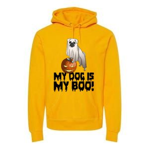 My Dog Is My Boo Halloween Day Scary Great Gift Premium Hoodie