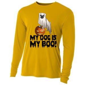 My Dog Is My Boo Halloween Day Scary Great Gift Cooling Performance Long Sleeve Crew