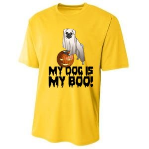 My Dog Is My Boo Halloween Day Scary Great Gift Performance Sprint T-Shirt