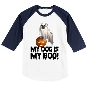 My Dog Is My Boo Halloween Day Scary Great Gift Baseball Sleeve Shirt