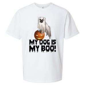 My Dog Is My Boo Halloween Day Scary Great Gift Sueded Cloud Jersey T-Shirt