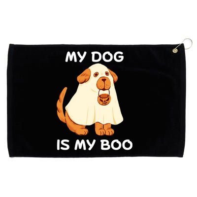 My Dog Is My Boo Happy Halloween Dog Animal Costume Boo Dog Gift Grommeted Golf Towel