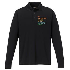 My Daughter In Law Is My Favorite Child Performance Long Sleeve Polo