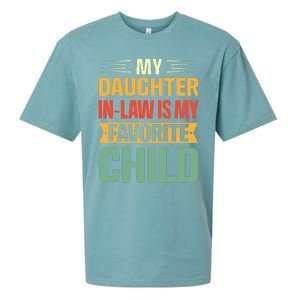 My Daughter In Law Is My Favorite Child Funny Family Humor Sueded Cloud Jersey T-Shirt