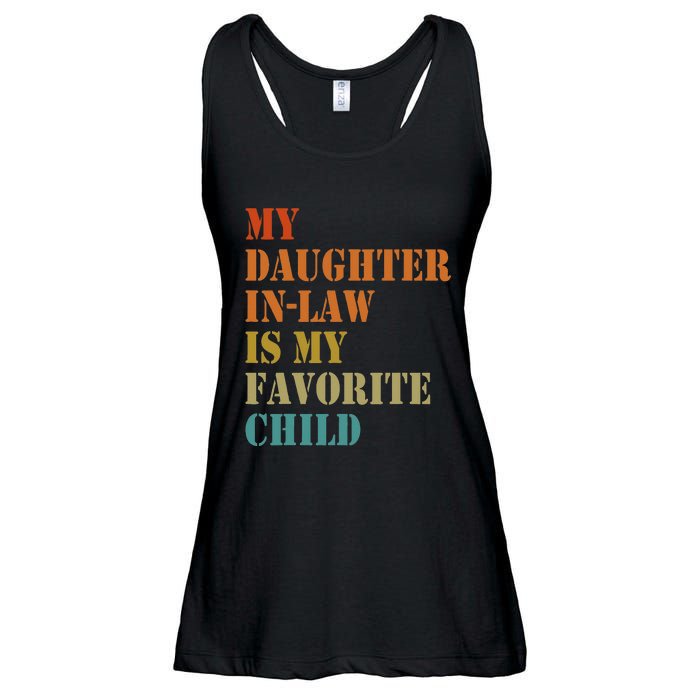 My Daughterinlaw Is My Favorite Child Funny Fathers Day Ladies Essential Flowy Tank