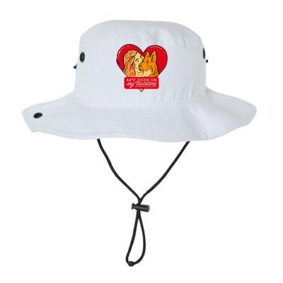 My Dog Is My Valentine Valentines Day Dog Lover Gift Legacy Cool Fit Booney Bucket Hat