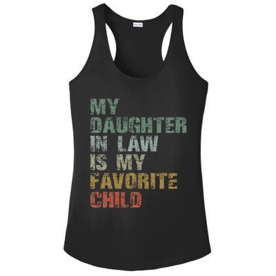 My Daughter In Law Is My Favorite Child Dad Father Day Ladies PosiCharge Competitor Racerback Tank