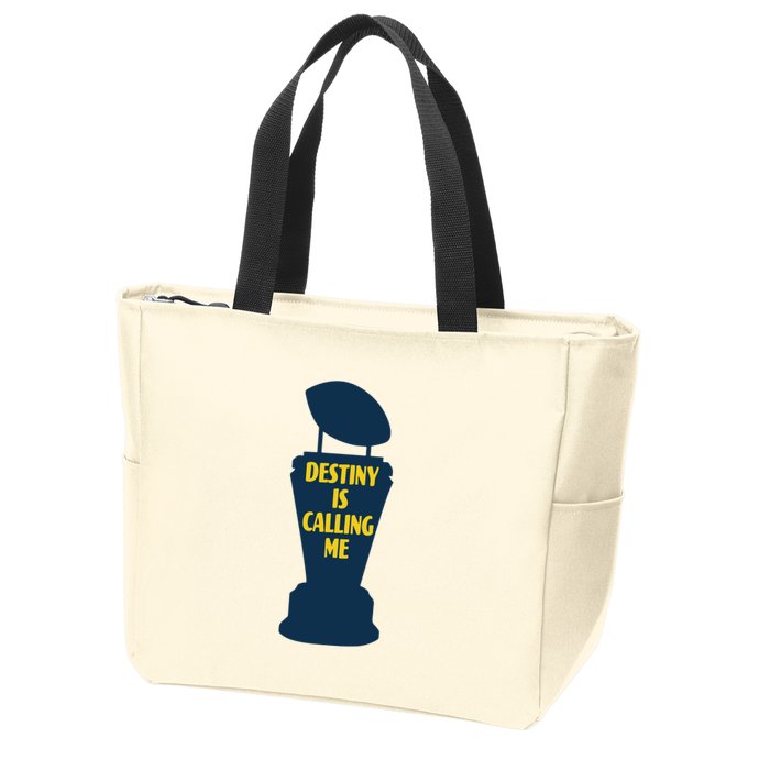 Michigan Destiny Is Calling Me Zip Tote Bag