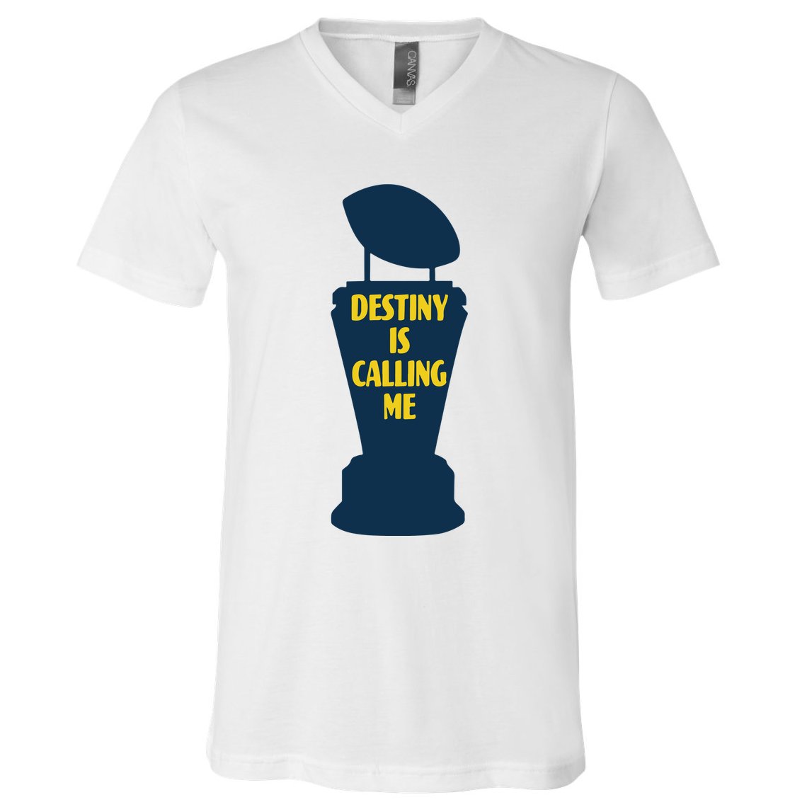 Michigan Destiny Is Calling Me V-Neck T-Shirt