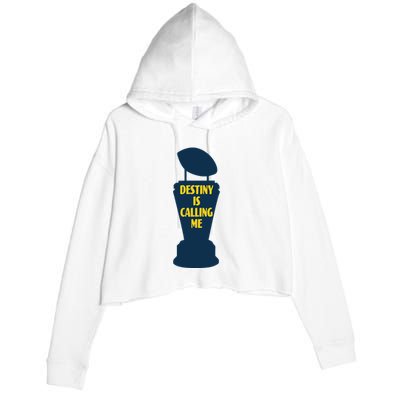 Michigan Destiny Is Calling Me Crop Fleece Hoodie