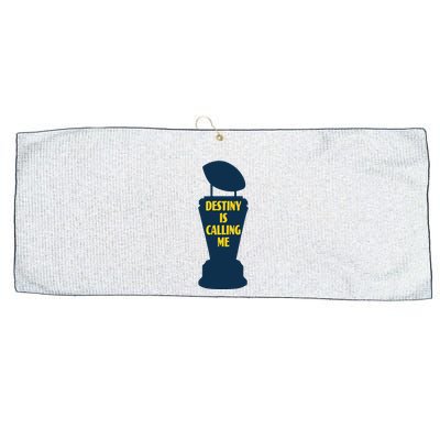 Michigan Destiny Is Calling Me Large Microfiber Waffle Golf Towel