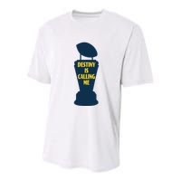 Michigan Destiny Is Calling Me Youth Performance Sprint T-Shirt