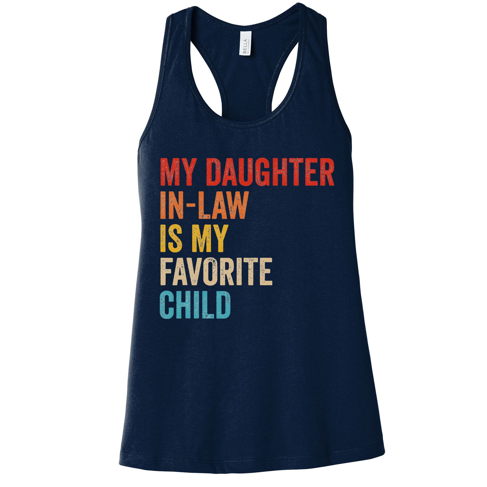 My Daughter In Law Is My Favorite Child Funny Family Vintage Womens Tank Top