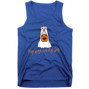 My Dog Is My Boo Ghost Halloween Dog Lover Gift Tank Top