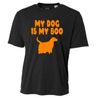 My Dog Is My Boo Halloween Funny Cooling Performance Crew T-Shirt