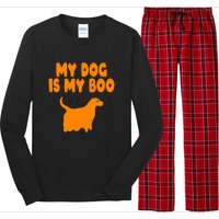 My Dog Is My Boo Halloween Funny Long Sleeve Pajama Set