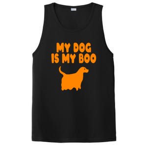 My Dog Is My Boo Halloween Funny PosiCharge Competitor Tank