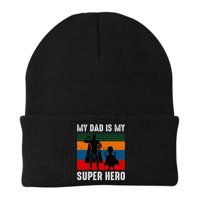 My Dad Is My Super Hero The Company Funny Dad Joke Beanie