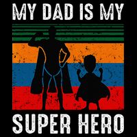My Dad Is My Super Hero The Company Funny Dad Joke Drawstring Bag