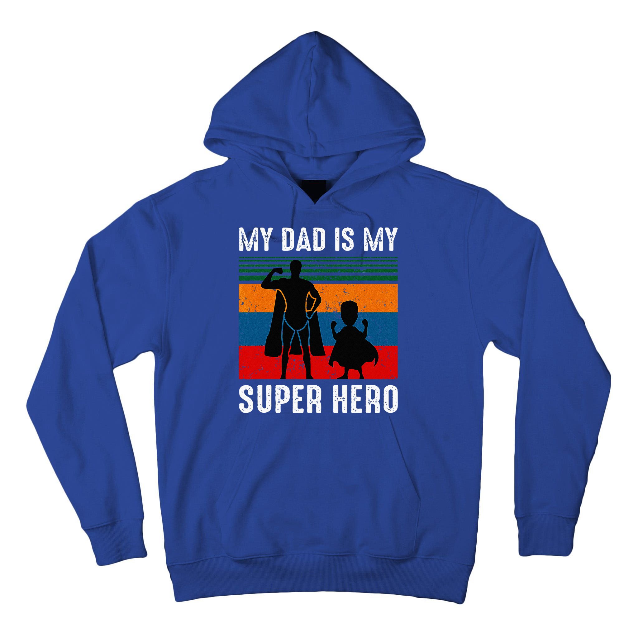 My Dad Is My Super Hero The Company Funny Dad Joke Tall Hoodie