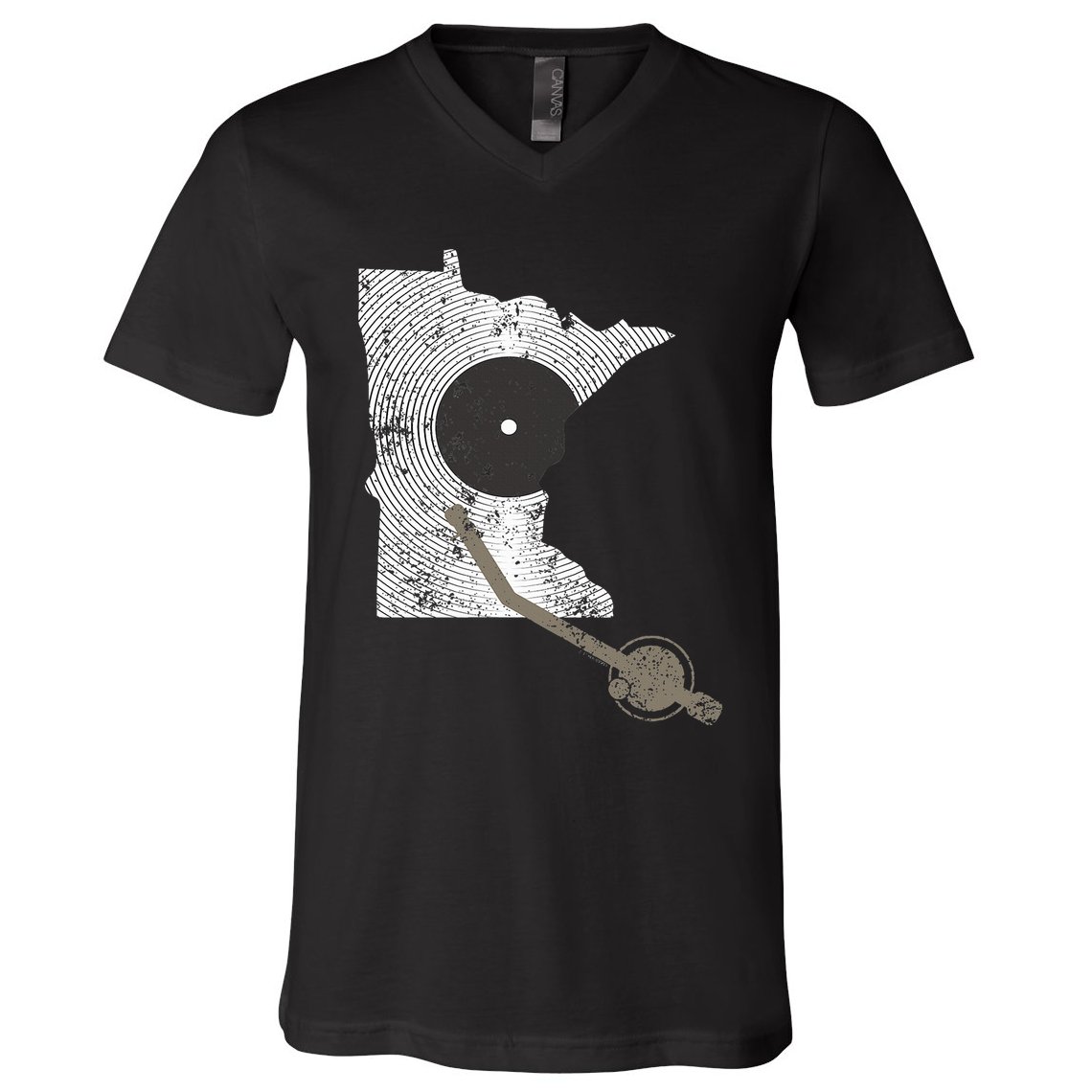 Minnesota Dj I Love House Music V-Neck T-Shirt