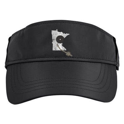 Minnesota Dj I Love House Music Adult Drive Performance Visor