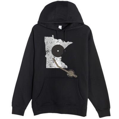 Minnesota Dj I Love House Music Premium Pullover Hoodie