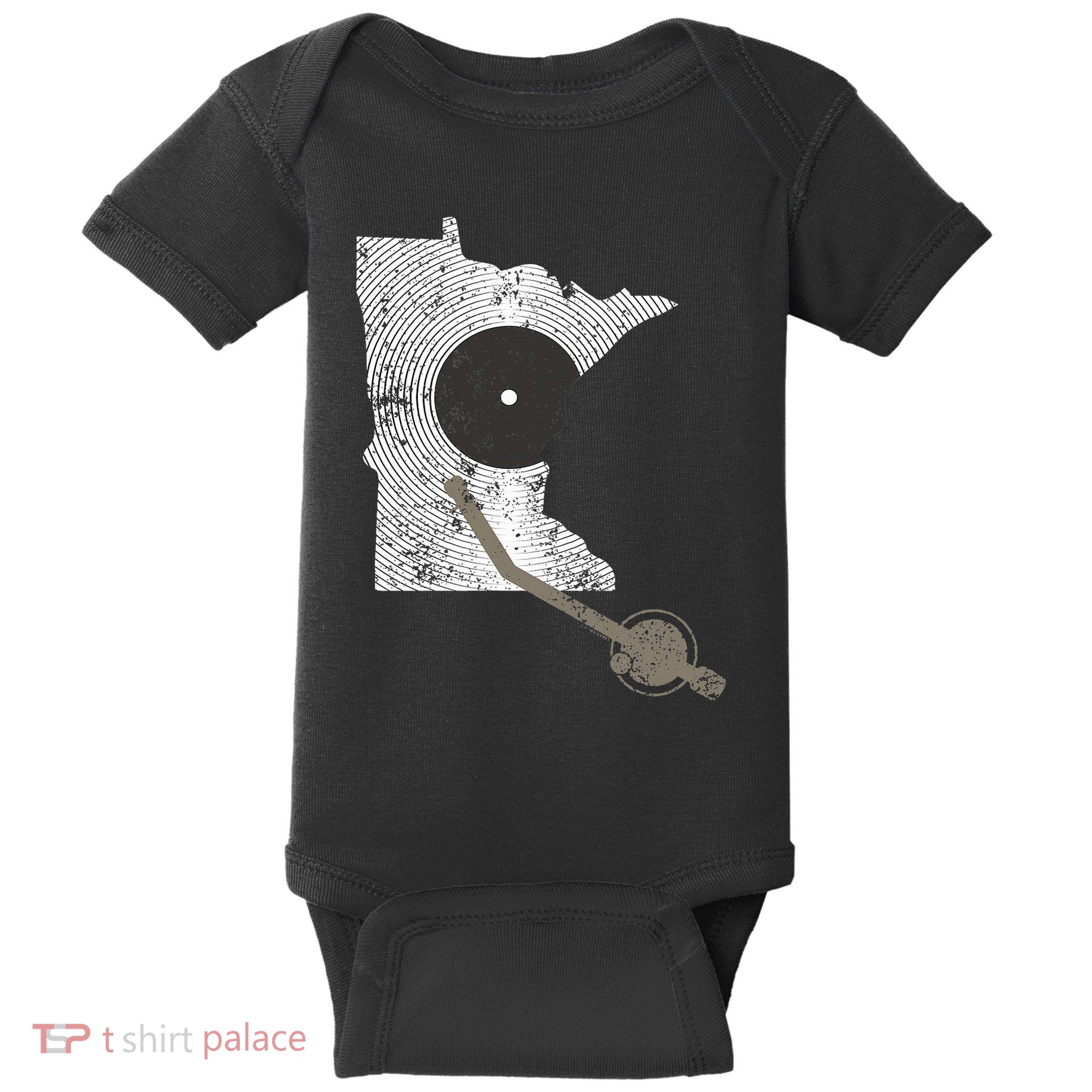 Minnesota Dj I Love House Music Baby Bodysuit