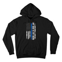 My Dad Is My Hero Father Cops Officer Hoodie