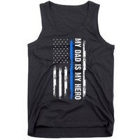 My Dad Is My Hero Father Cops Officer Tank Top