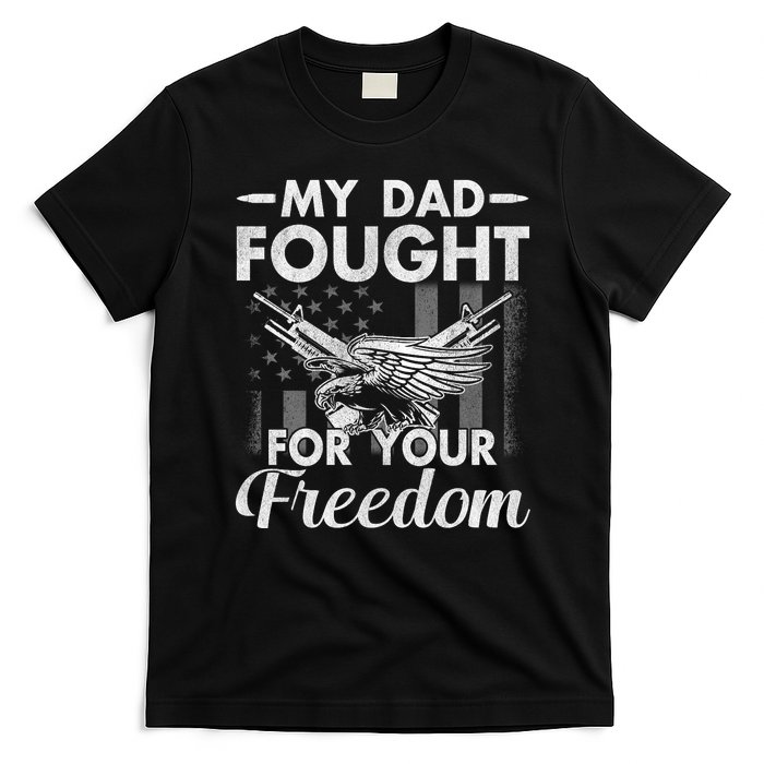 My Dad Is A Veteran Gift For Daughter And Son T-Shirt