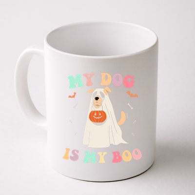 My Dog Is My Boo Spooky Season Ghost Pet Lover Halloween Gift Coffee Mug