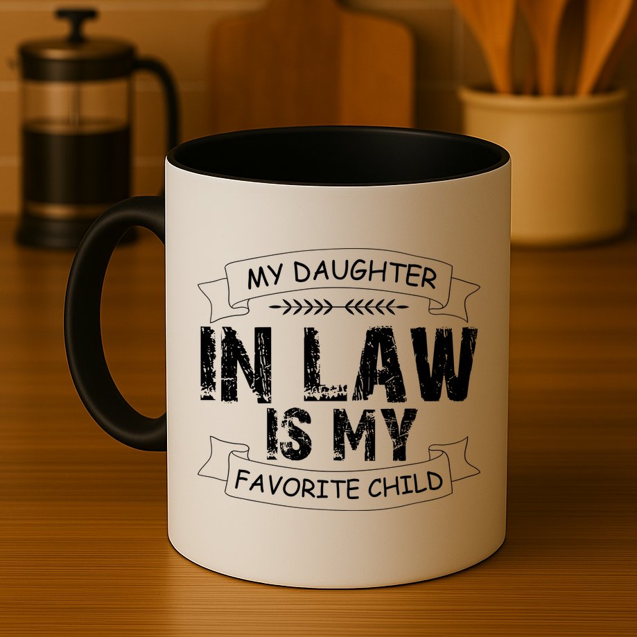 My Daughter In Law Is My Favorite Child Cute Gift Mug