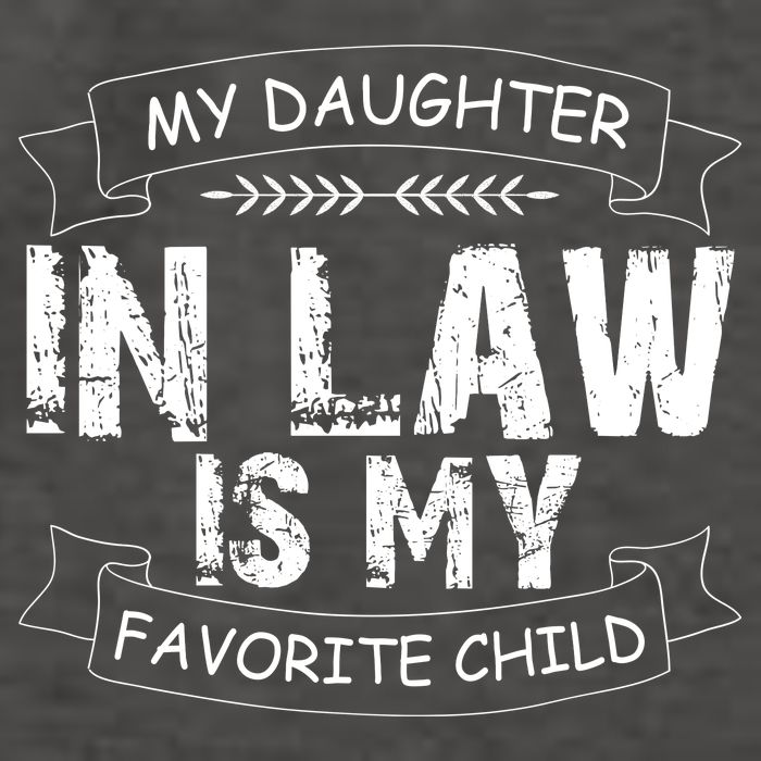 My Daughter In Law Is My Favorite Child Cute Gift Vector Backpack