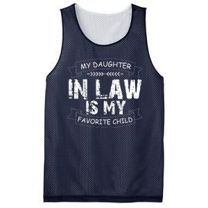 My Daughter In Law Is My Favorite Child Cute Gift Mesh Reversible Basketball Jersey Tank