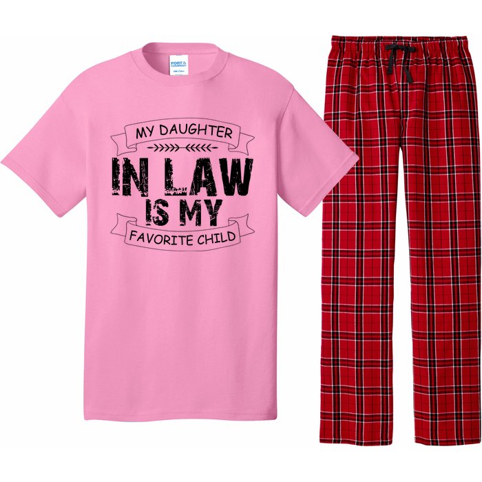 My Daughter In Law Is My Favorite Child Cute Gift Pajama Set