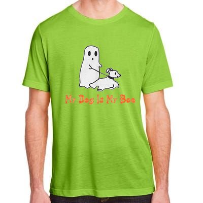 My Dog Is My Boo Ghost Halloween Dog Lover Adult ChromaSoft Performance T-Shirt