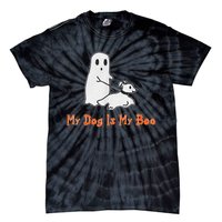 My Dog Is My Boo Ghost Halloween Dog Lover Tie-Dye T-Shirt