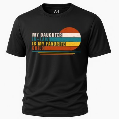 My Daughter In Law Is My Favorite Child Retro Sunset Performance Shirt