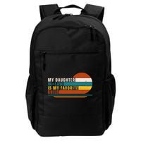 My Daughter In Law Is My Favorite Child Retro Sunset Backpack