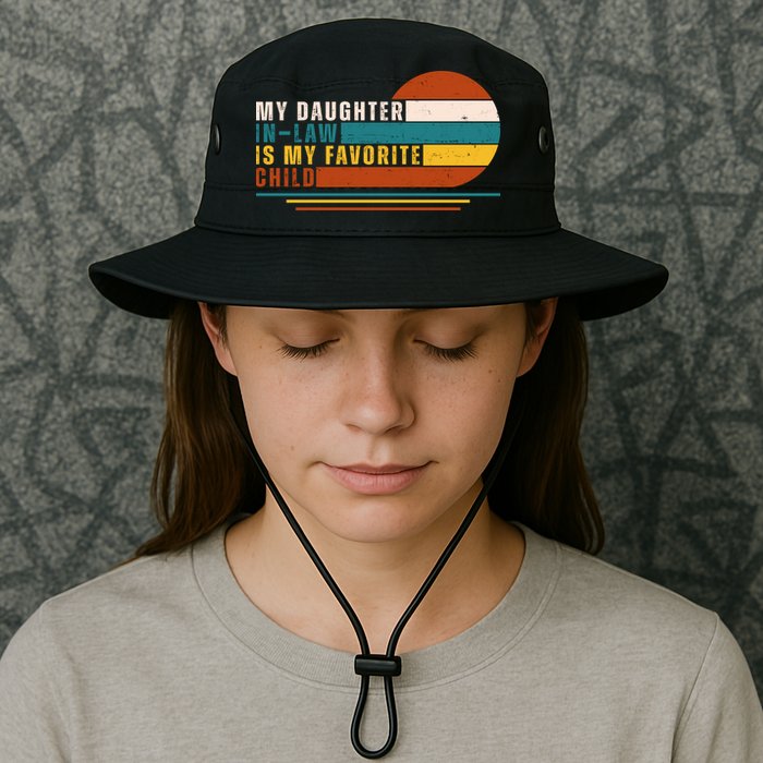 My Daughter In Law Is My Favorite Child Retro Sunset Bucket Hat
