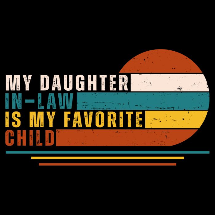 My Daughter In Law Is My Favorite Child Retro Sunset 16 in Basic Backpack