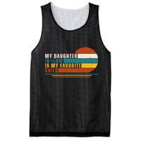 My Daughter In Law Is My Favorite Child Retro Sunset Mesh Reversible Basketball Jersey Tank