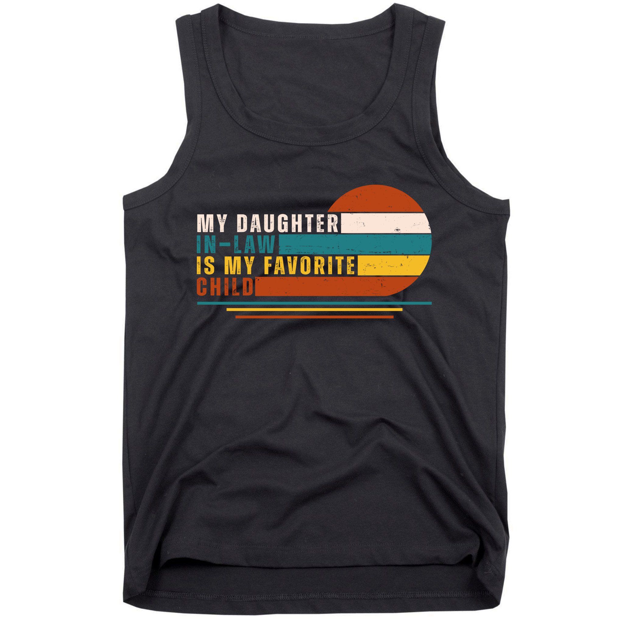 My Daughter In Law Is My Favorite Child Retro Sunset Tank Top