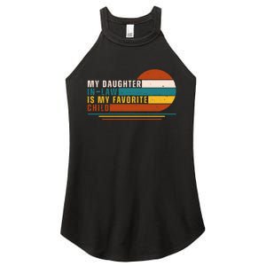 My Daughter In Law Is My Favorite Child Retro Sunset Women's Perfect Tri Rocker Tank