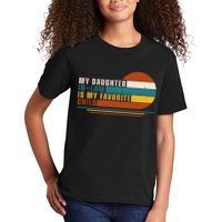 My Daughter In Law Is My Favorite Child Retro Sunset Kids T-Shirt