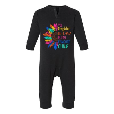 My Daughter In Law Is My Favorite Child For Mother In Law Infant Fleece One Piece