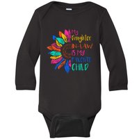 My Daughter In Law Is My Favorite Child For Mother In Law Baby Long Sleeve Bodysuit